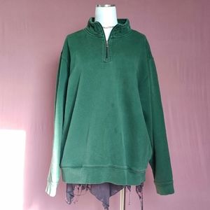Forest Grunge Quarter Zip Sweater